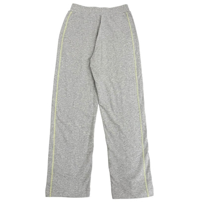 Moncler Cotton 100% Leather Logo Patch Sweatpants Gray Pants XS — view 2