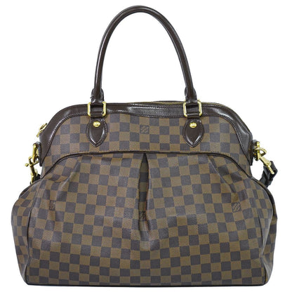 Louis Vuitton LV Trevi GM Damier Ebene 2-Way Shoulder Bag Brown Bitton