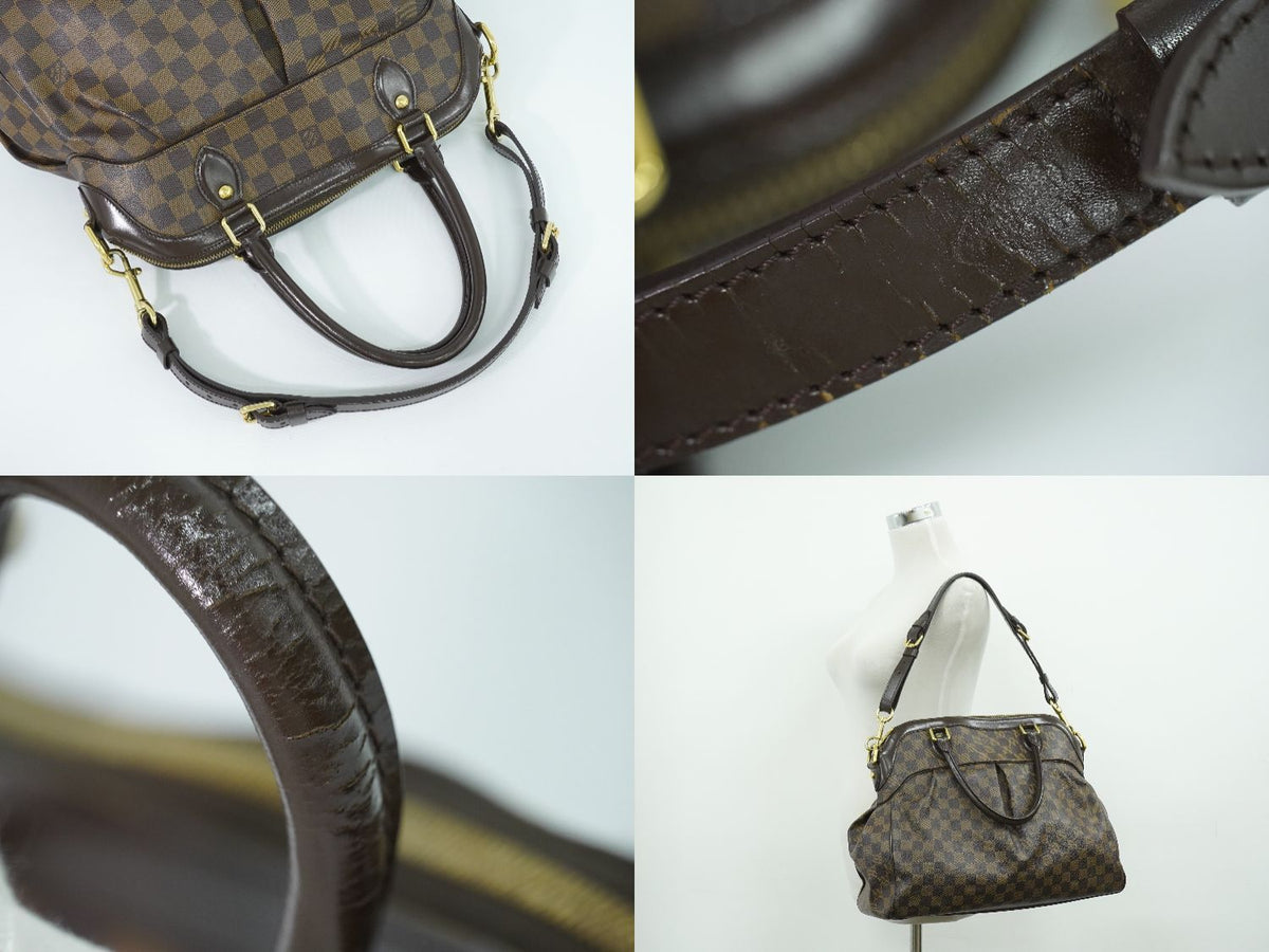 Louis Vuitton LV Trevi GM Damier Ebene 2-Way Shoulder Bag Brown Bitton — view 6