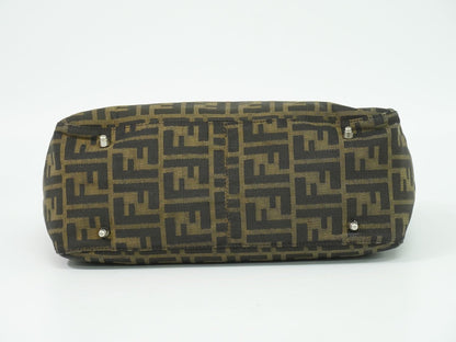 Fendi Zucca Tote Bag Canvas Brown — view 3