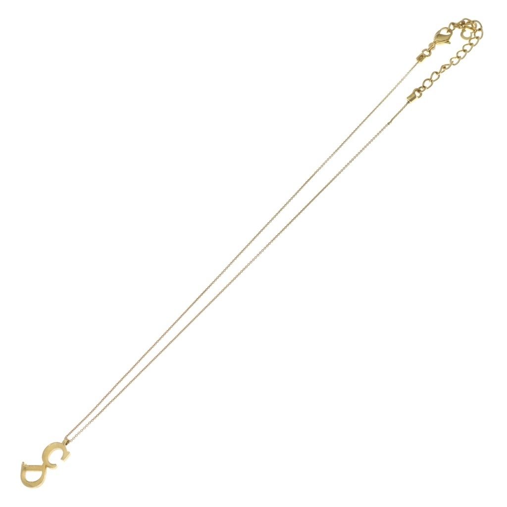 Dior CD Logo Necklace Gold — view 2