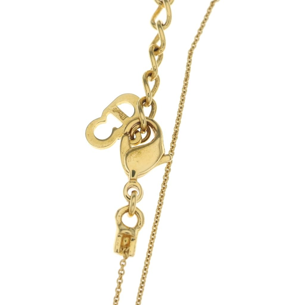 Dior CD Logo Necklace Gold — view 6