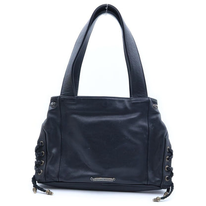Chrome Hearts JJ Dean Small Leather Rider's Jacket Handbag Black Silver — view 2