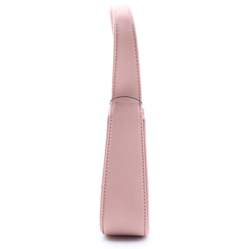 Saint Laurent Paris Mini Hobo Handbag Cassandra Satin Pink — view 3