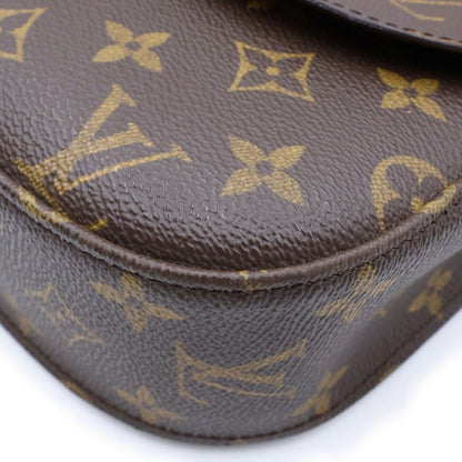 Louis Vuitton Saint-cloud GM Shoulder Bag Monogram Leather Brown — view 5