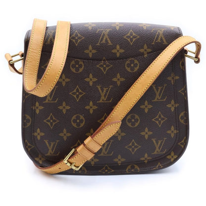 Louis Vuitton Saint-cloud GM Shoulder Bag Monogram Leather Brown — view 2