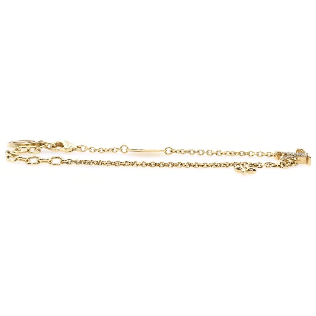 Louis Vuitton LV Iconic Bracelet Gold Chain — view 3