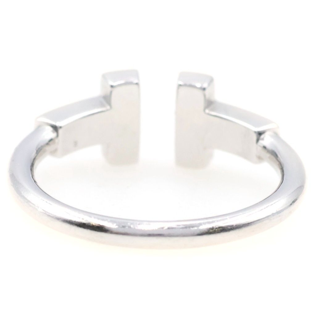Tiffany & Co T Wire Pave Diamond Ring White Gold — view 2