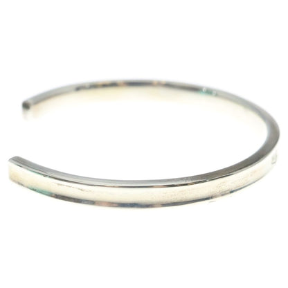 Tiffany & Co 1837 Narrow Cuff Bangle Silver Bracelet — view 3