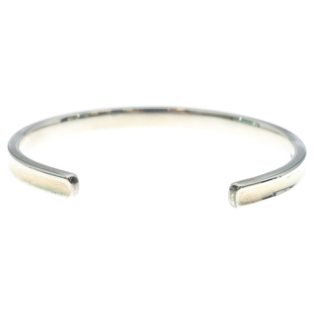 Tiffany & Co 1837 Narrow Cuff Bangle Silver Bracelet — view 2
