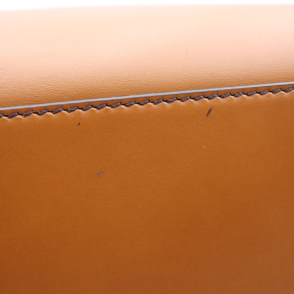 Fendi Sunshine Medium Tote Bag Brown Leather Gold — view 7
