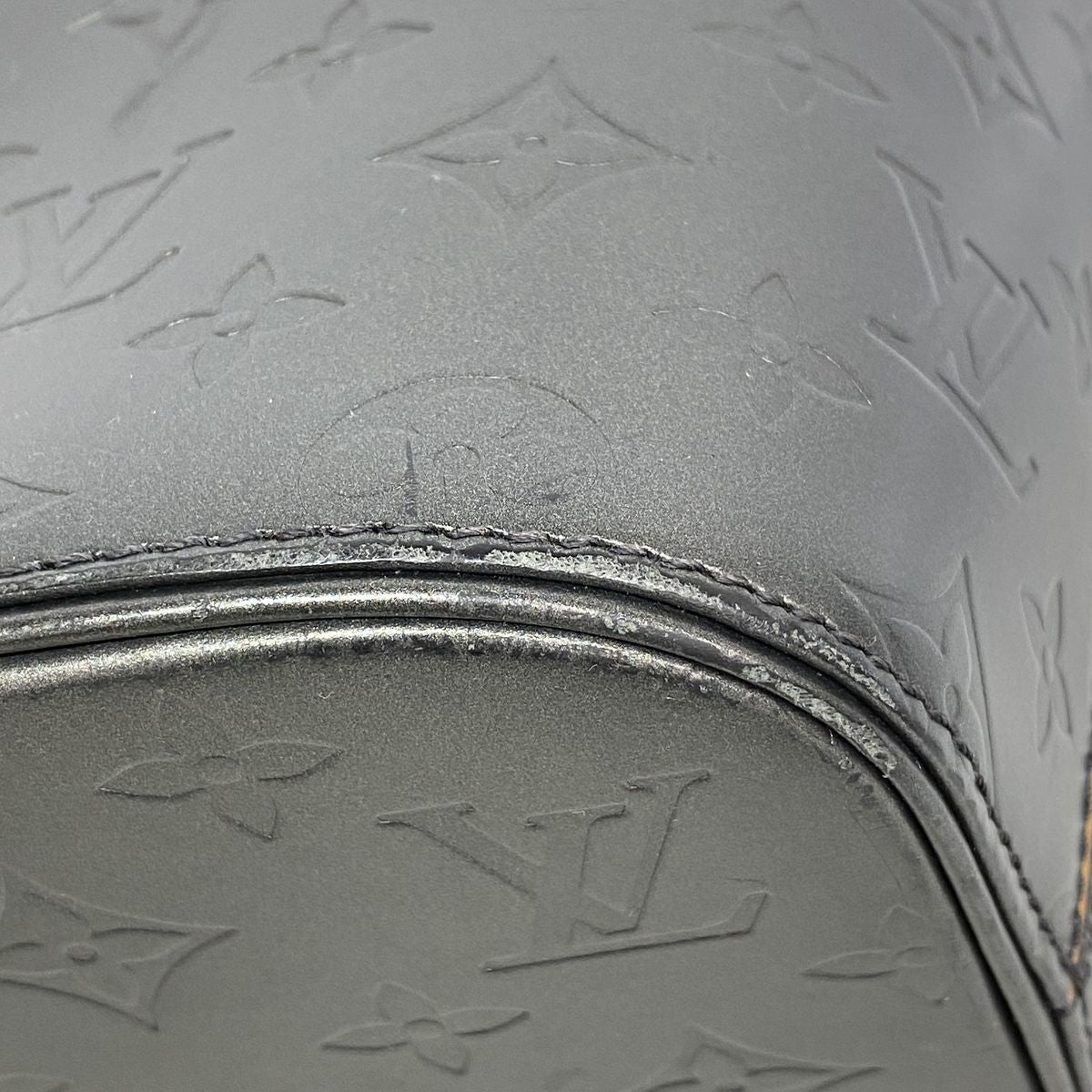 Louis Vuitton Tote Bag Monogram Matt Stockton Noir — view 7