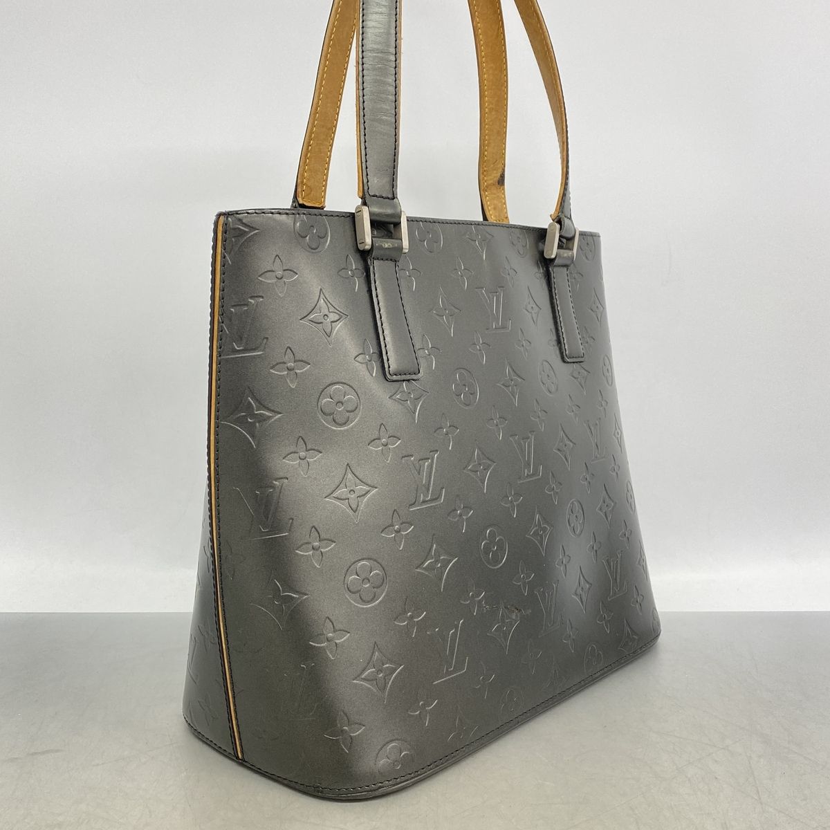 Louis Vuitton Tote Bag Monogram Matt Stockton Noir — view 2