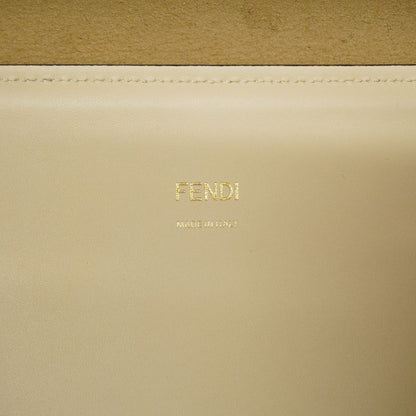 Fendi Tote Bag Sunshine Leather Ivory Gold 2-Way — view 5