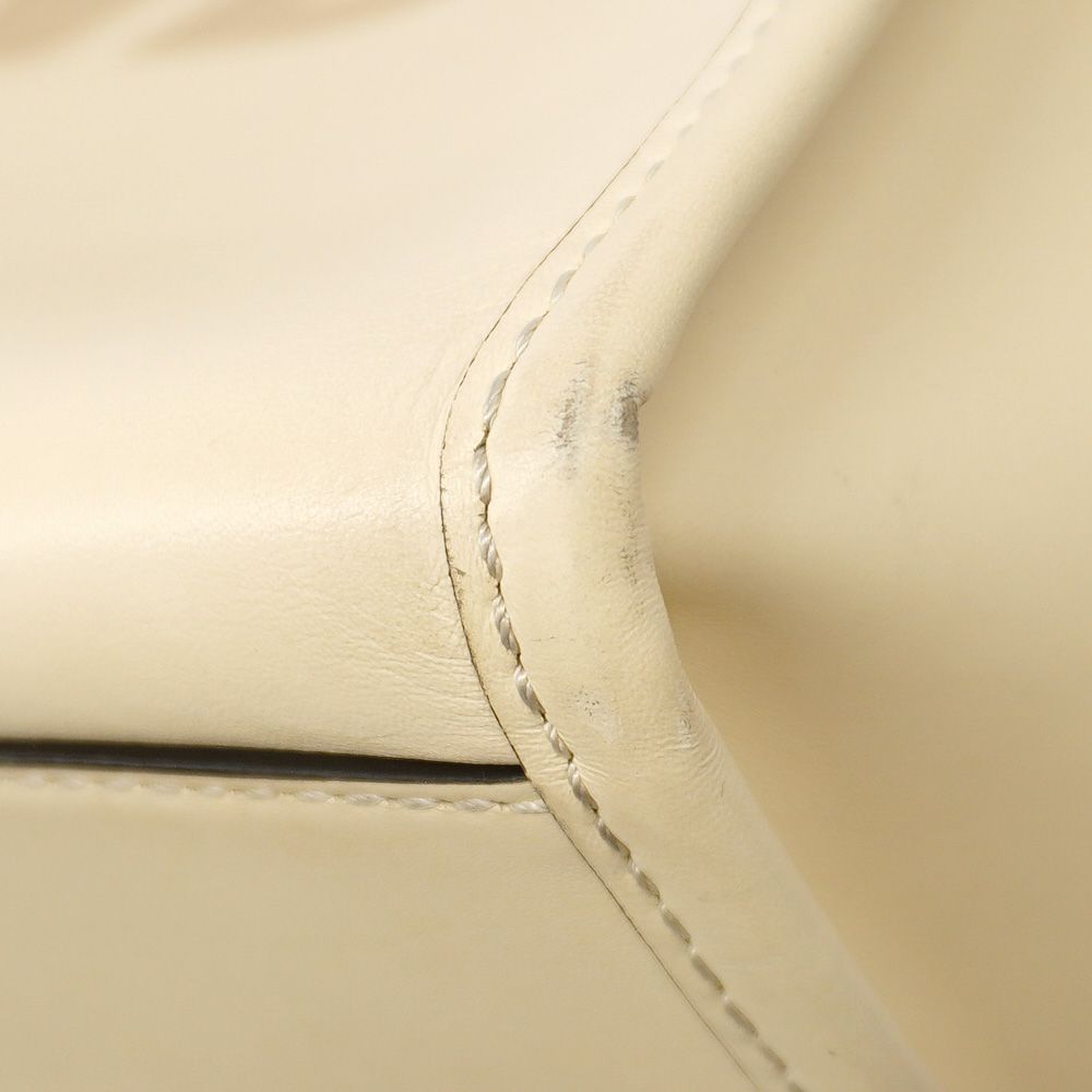 Fendi Tote Bag Sunshine Leather Ivory Gold 2-Way — view 6