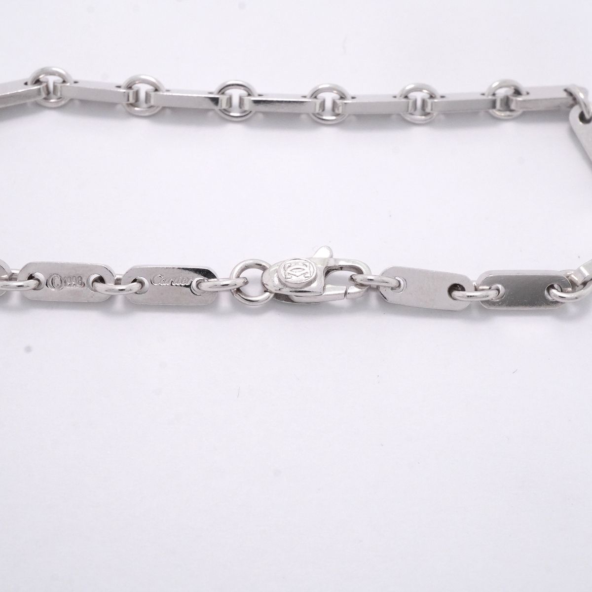Cartier Bracelet Figaro 18k White Gold — view 4