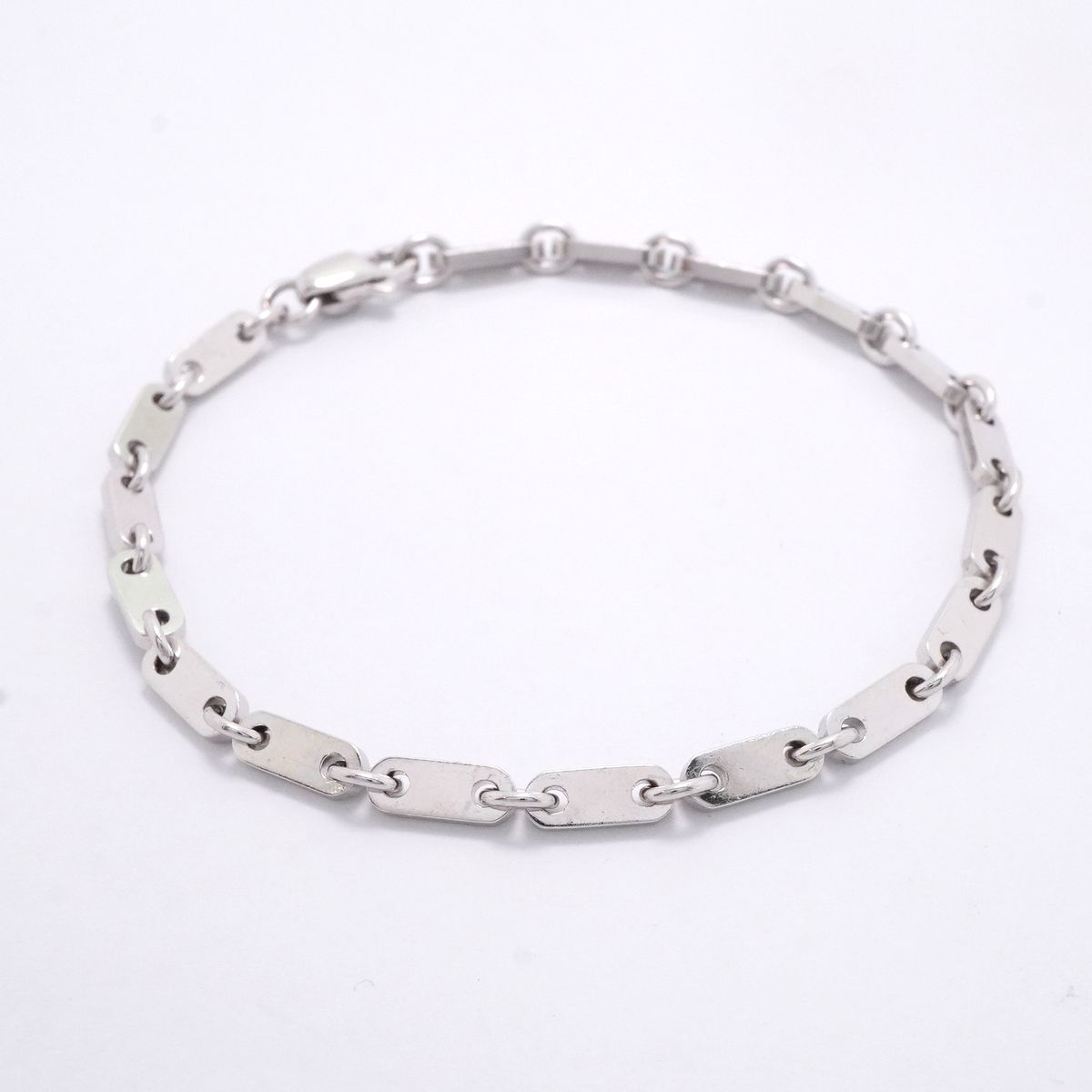 Cartier Bracelet Figaro 18k White Gold — view 2