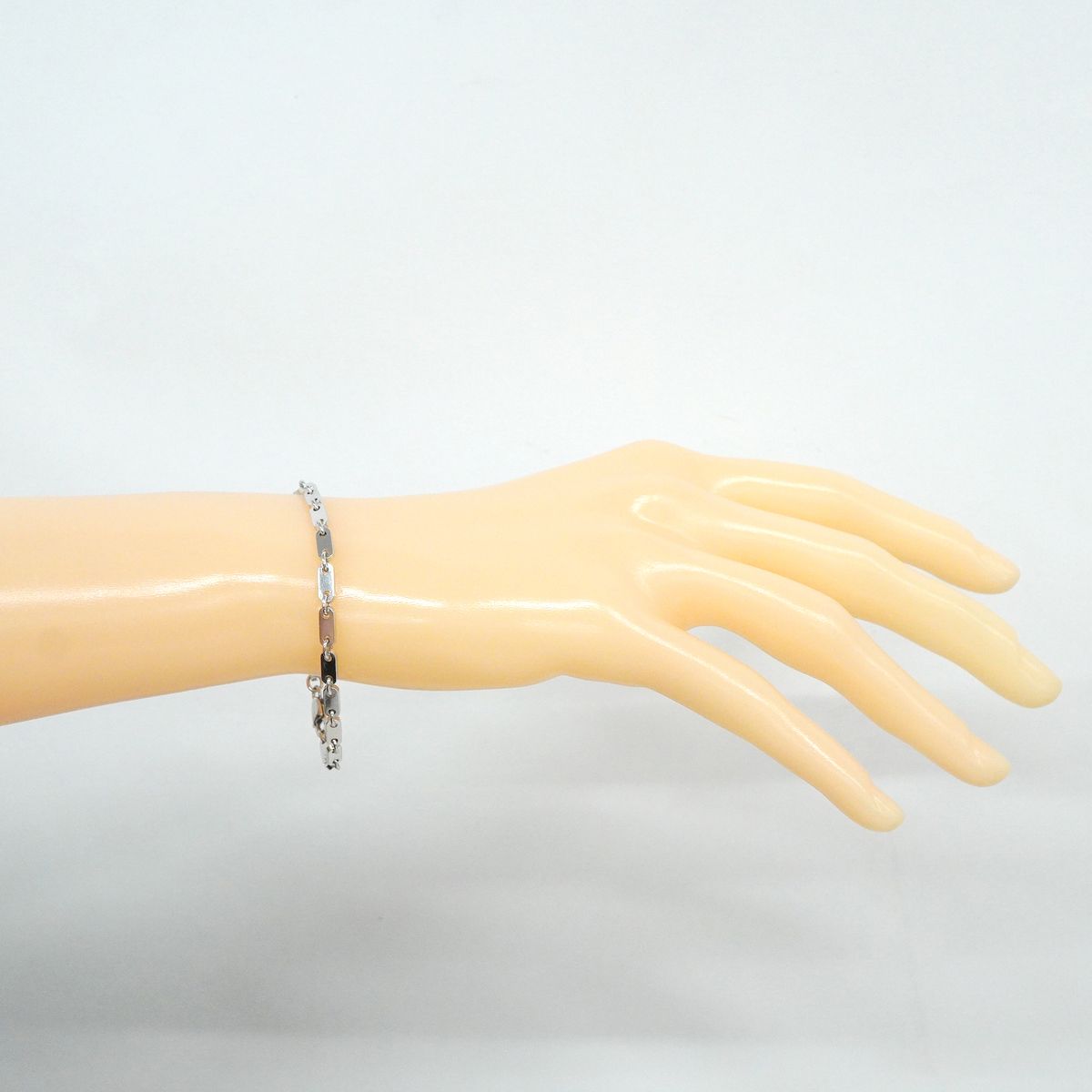 Cartier Bracelet Figaro 18k White Gold — view 7