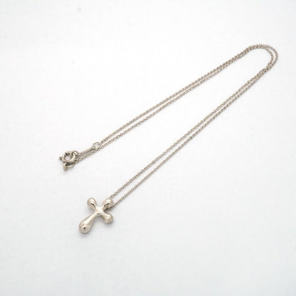 Tiffany & Co Necklace Small Cross 925 Sterling Silver — view 3