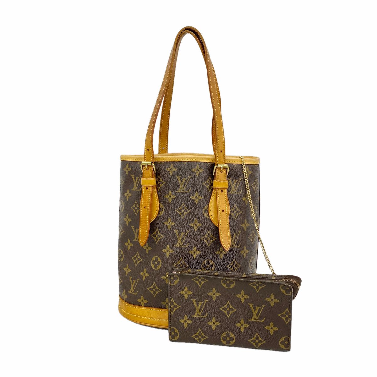 Louis Vuitton Tote Bag Monogram Bucket PM Brown