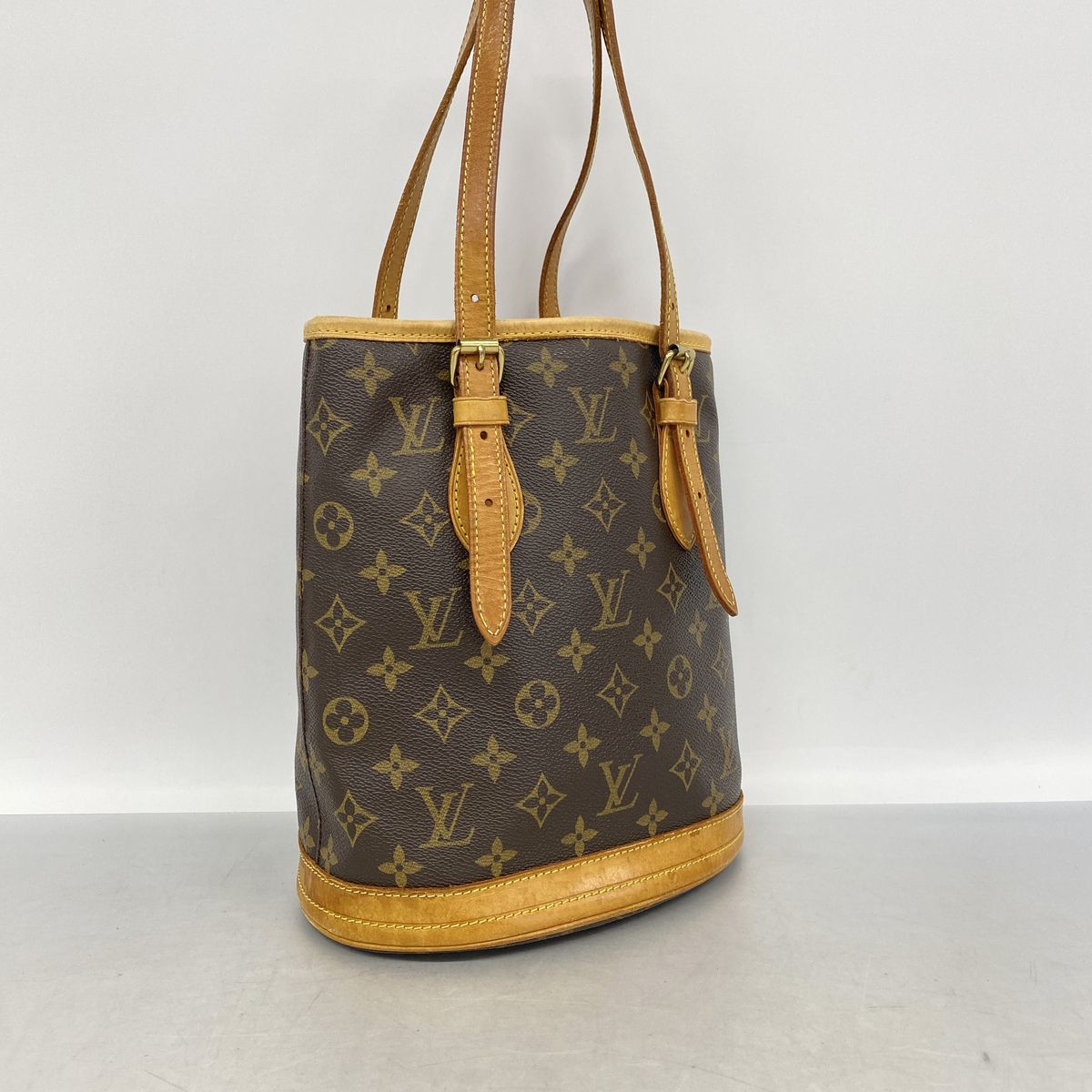 Louis Vuitton Tote Bag Monogram Bucket PM Brown — view 2