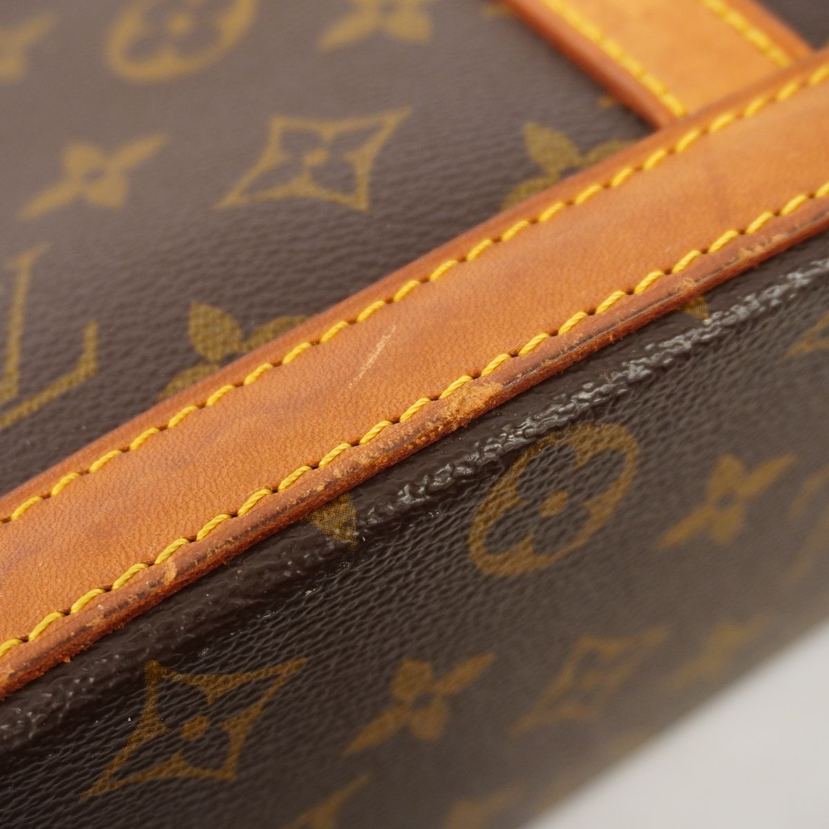 Louis Vuitton Shoulder Bag Monogram Babylon Brown — view 8