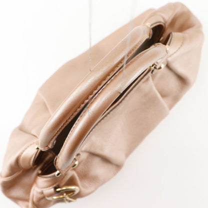 Gucci Sukey Guccissima Leather Metallic Beige Handbag — view 6