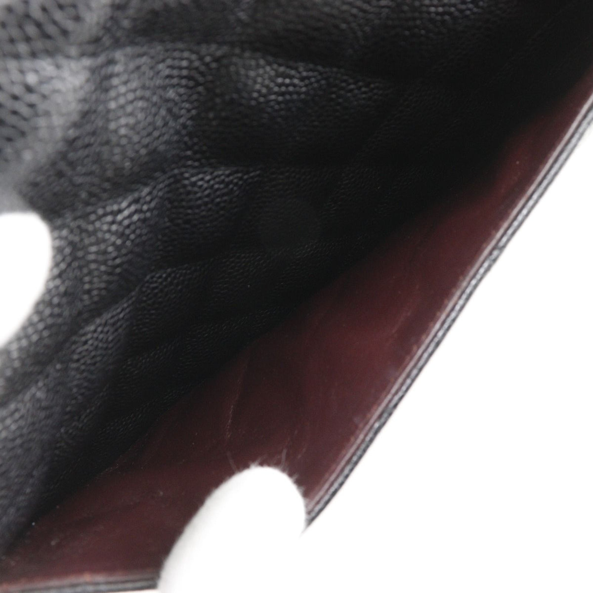 Chanel Double Flap Chain Shoulder Bag Quilted Classic Caviar Leather Black — view 7