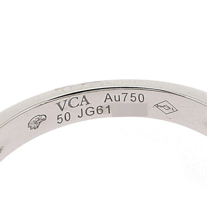 Van Cleef & Arpels Ring Vintage Alhambra Diamond 18k White Gold — view 5
