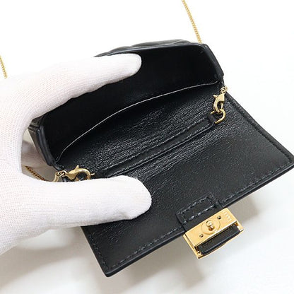 Fendi Nano Bucket Charm Black Gold Micro Bag Mini — view 5