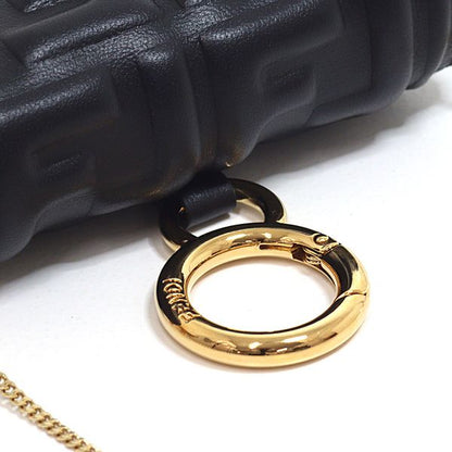 Fendi Nano Bucket Charm Black Gold Micro Bag Mini — view 6