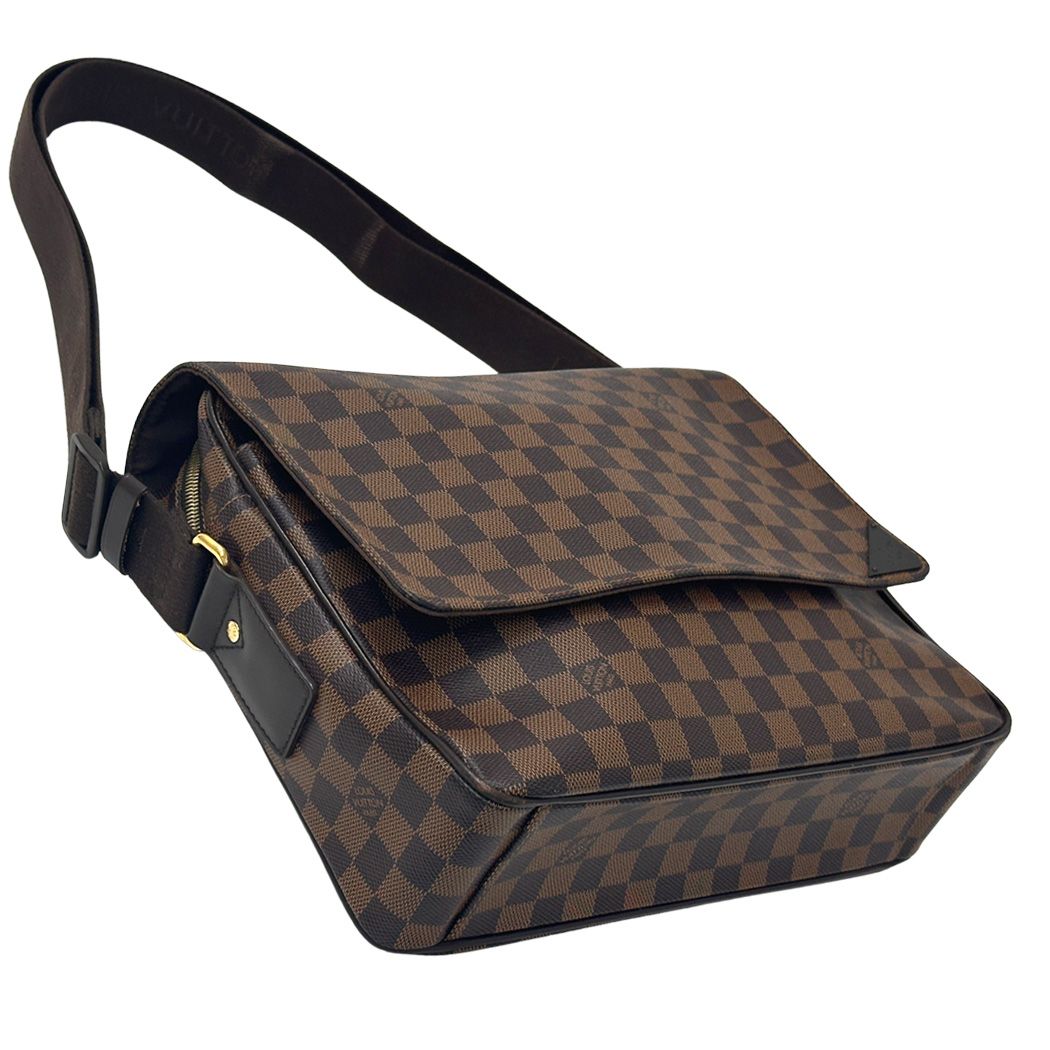Louis Vuitton Damier Shoulder Bag Shelton MM Brown Crossbody for Work — view 4