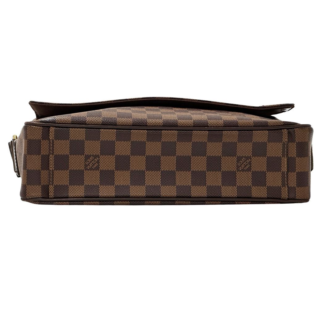Louis Vuitton Damier Shoulder Bag Shelton MM Brown Crossbody for Work — view 3