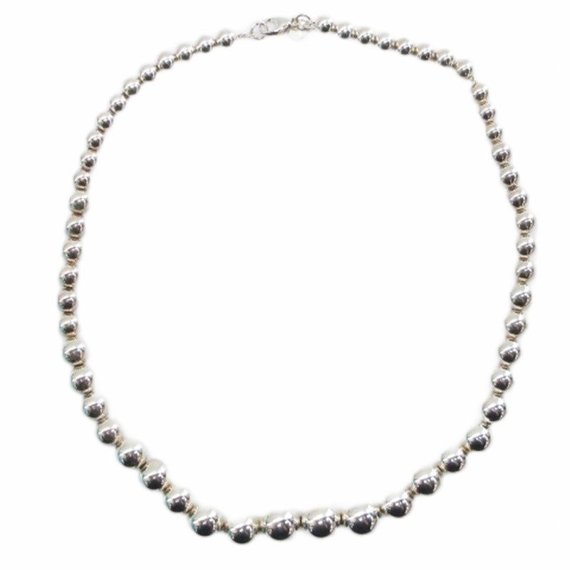 Tiffany & Co Radiated Ball Necklace Silver