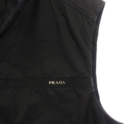 Prada Nylon Vest Gilet Zip Up Black M — view 4