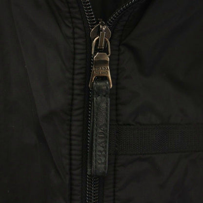 Prada Nylon Vest Gilet Zip Up Black M — view 3