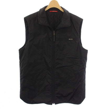 Prada Nylon Vest Gilet Zip Up Black M