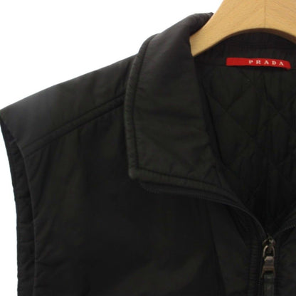 Prada Nylon Vest Gilet Zip Up Black M — view 5