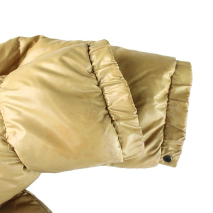 Moncler Clairy Down Jacket Logo Beige Gold Colored 50 1 — view 5