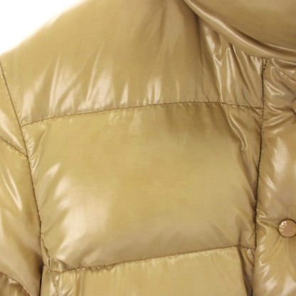 Moncler Clairy Down Jacket Logo Beige Gold Colored 50 1 — view 7