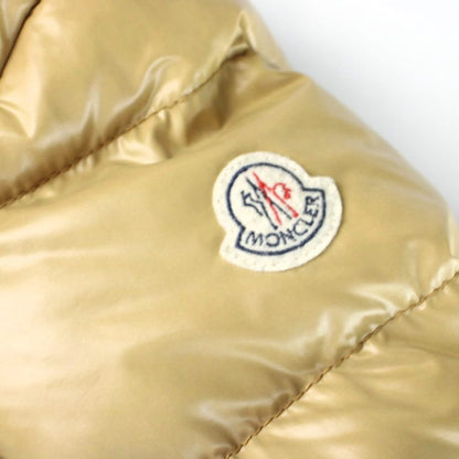 Moncler Clairy Down Jacket Logo Beige Gold Colored 50 1 — view 4