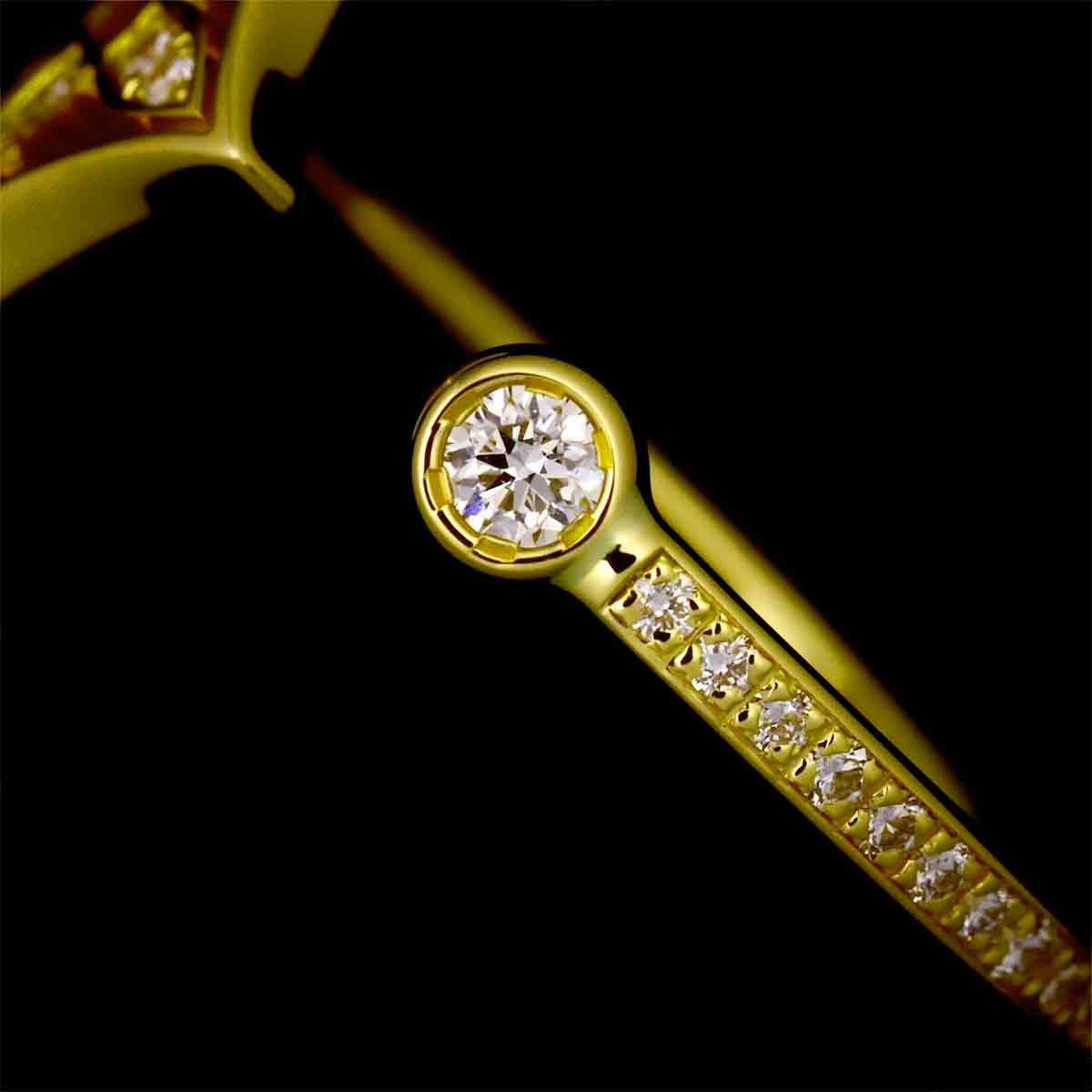 Louis Vuitton Idylle Blossom 53 Ring Diamond 18k Yellow Gold — view 7