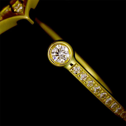 Louis Vuitton Idylle Blossom 53 Ring Diamond 18k Yellow Gold — view 7