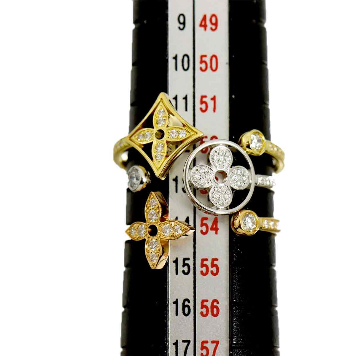 Louis Vuitton Idylle Blossom 53 Ring Diamond 18k Yellow Gold — view 8