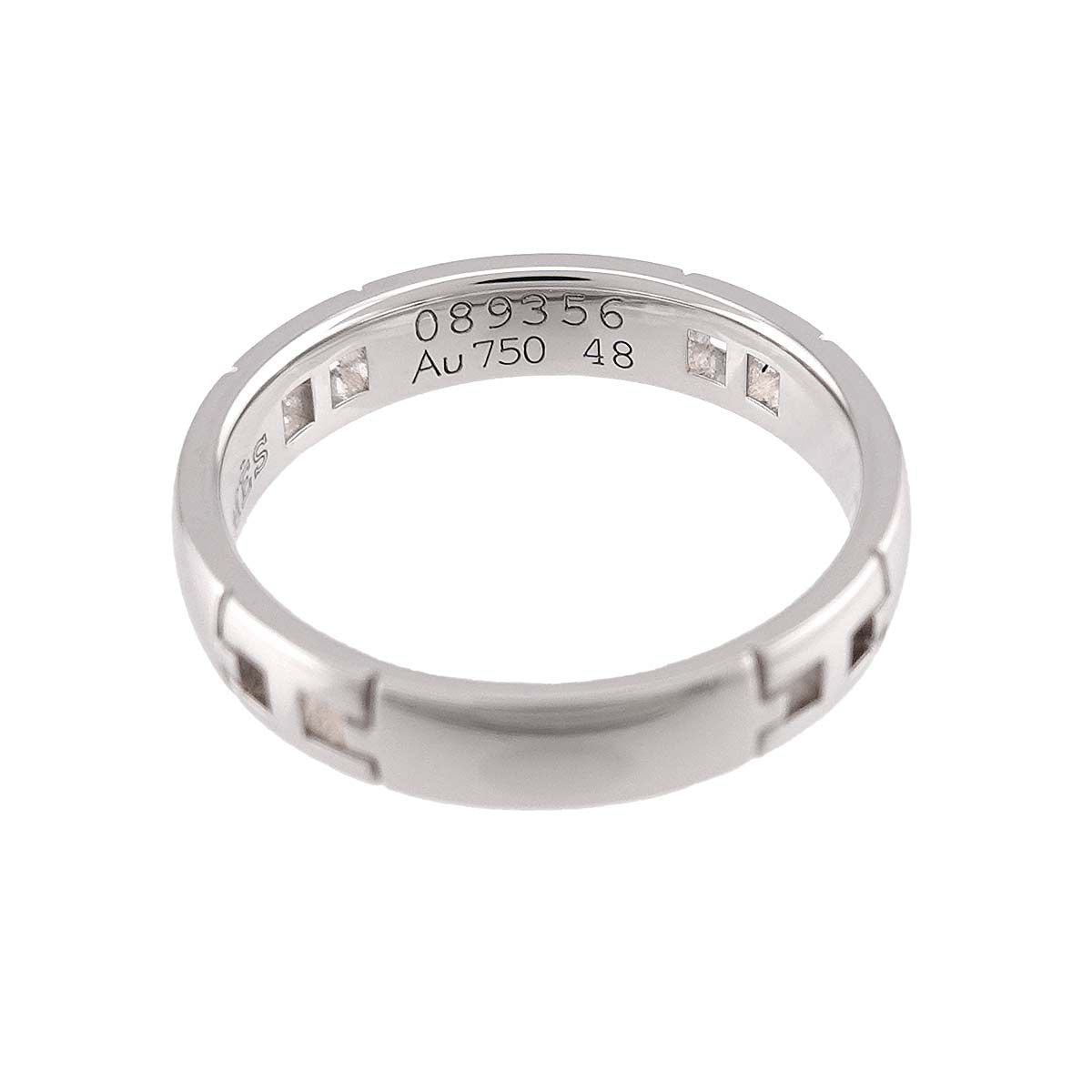 Hermes Ever Hercules 48 Ring 18k White Gold 750 — view 3