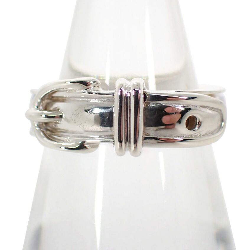 Hermes Ceinture Ring Silver