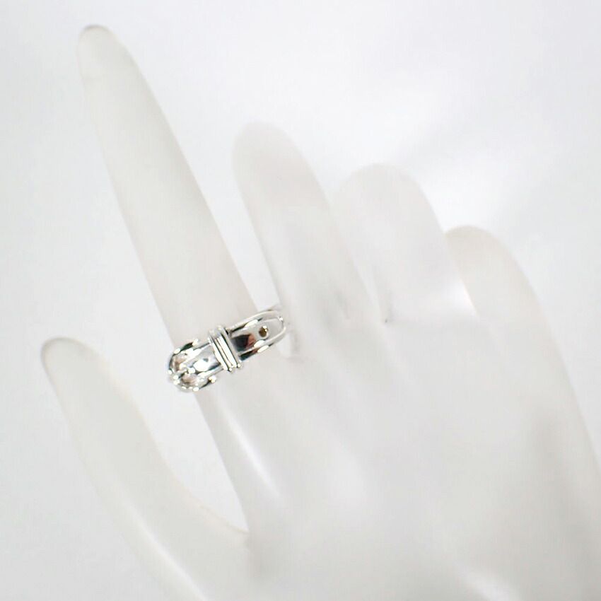 Hermes Ceinture Ring Silver — view 4