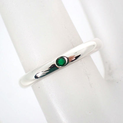 Tiffany & Co 925 Emerald Stacking Band Ring — view 5