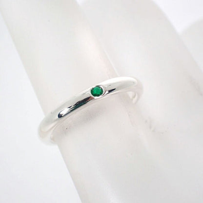 Tiffany & Co 925 Emerald Stacking Band Ring — view 6