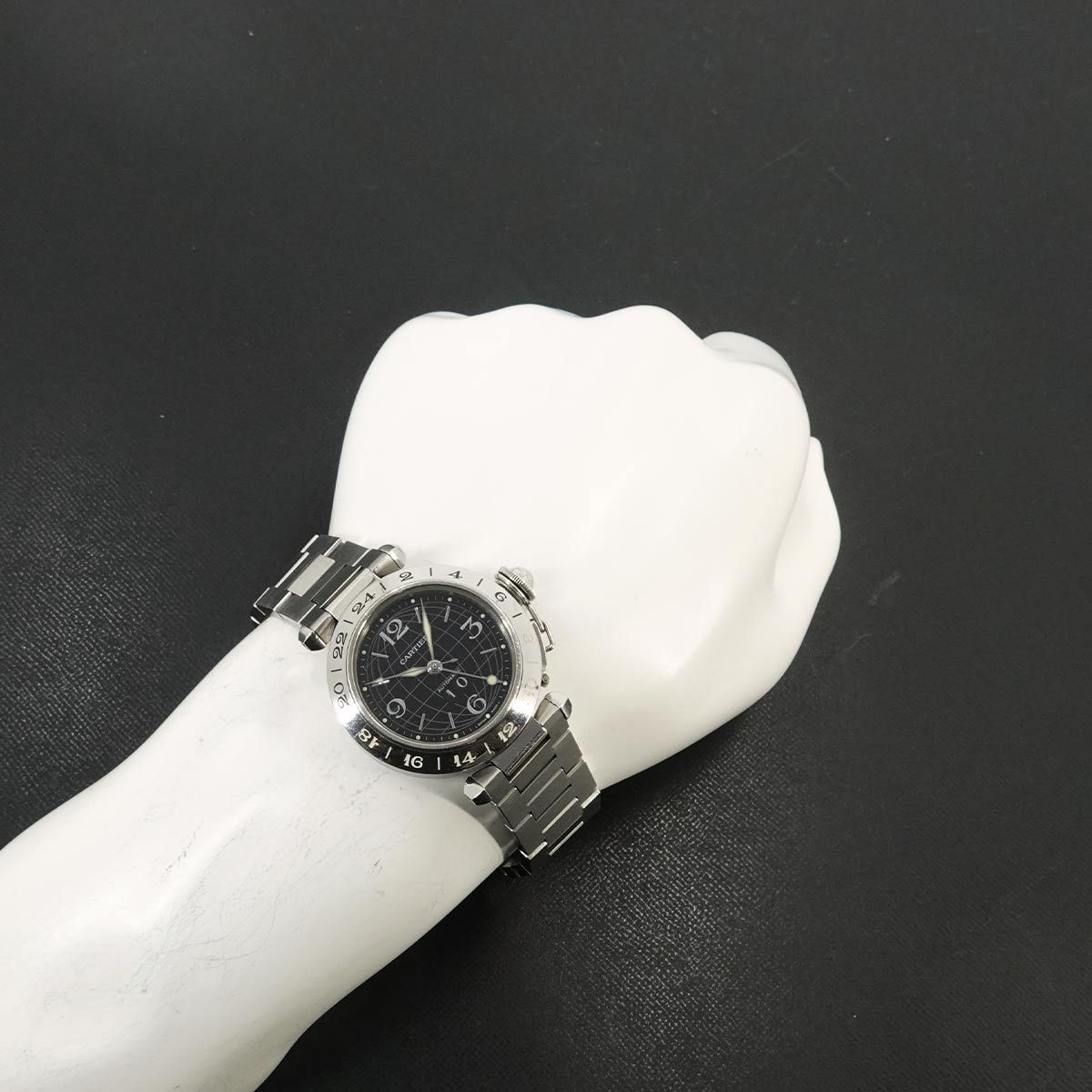 Cartier Pasha C Meridian GMT Big Date Boys' Watch Black Automatic — view 3